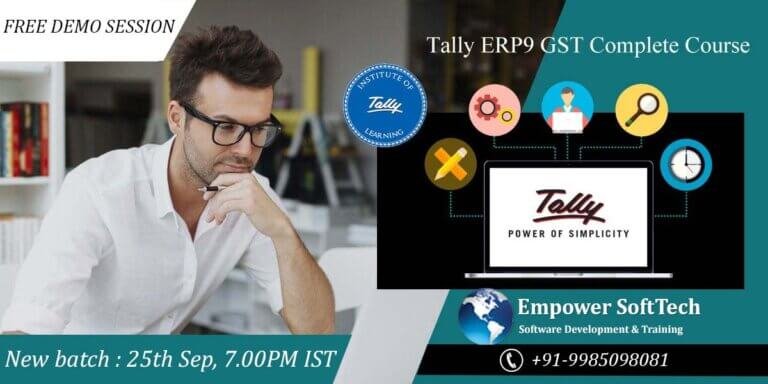 Best online tally training with great benifits - Empower SoftTech