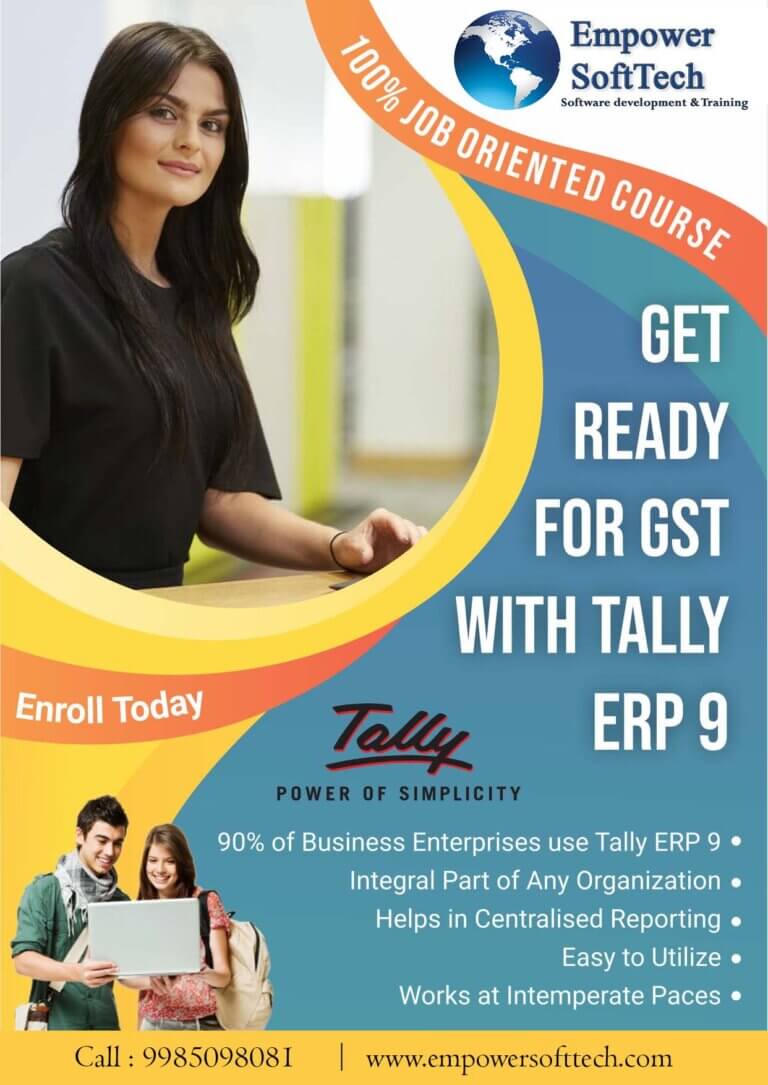 Tally Training With GST - Empower SoftTech