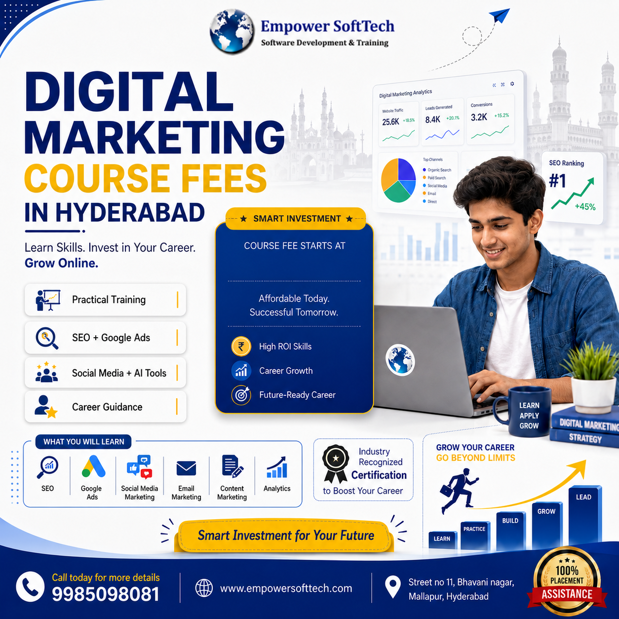 Read more about the article Digital Marketing Course Fees in Hyderabad