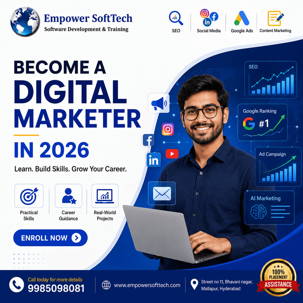 Read more about the article How to Become a Digital Marketer in 2026