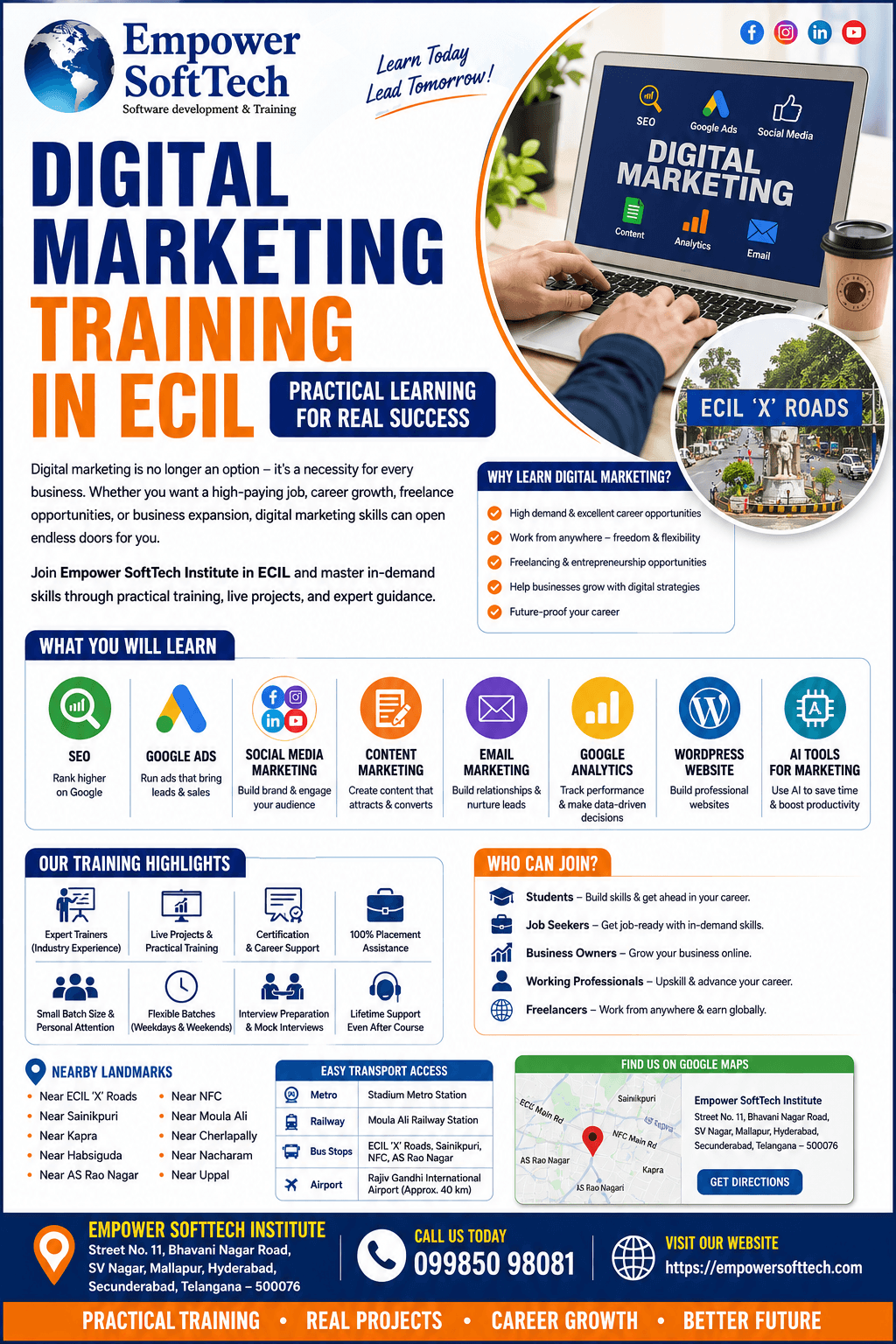 Read more about the article Digital Marketing Training in ECIL